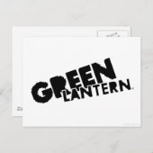 Green Lantern-Logo - Pixels Briefkaart (Voorkant / Achterkant)