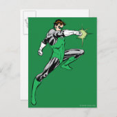 Green Lantern Pointing Ring Briefkaart (Voorkant / Achterkant)