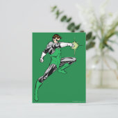Green Lantern Pointing Ring Briefkaart (Staand voorkant)