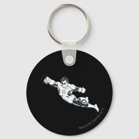 Green Lantern Punks BW Sleutelhanger (Voorkant)