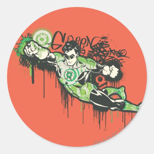 Green Lantern - Twisted Innocence Poster Ronde Sticker (Voorkant)