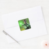 Green Lantern Vierkante Sticker (Envelop)