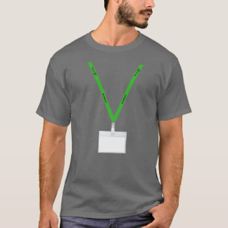 Green Lanyards Matter schrijft Jouw naam in Badge T-shirt