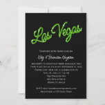 Green Las Vegas Sparkles Post Faire-part de mariag<br><div class="desc">Cette invitation de réception de mariage Las Vegas Post est agrémentée d'un type vert brillant sur un arrière - plan noir, ce qui en fait un endroit parfait pour le couple qui a fui à Las Vegas. Il fait partie de la collection Mariage Green Las Vegas Sparkles. Si d'autres éléments...</div>