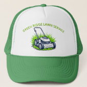 Green Lawn Care and Service Professional Trucker Pet (Voorkant)