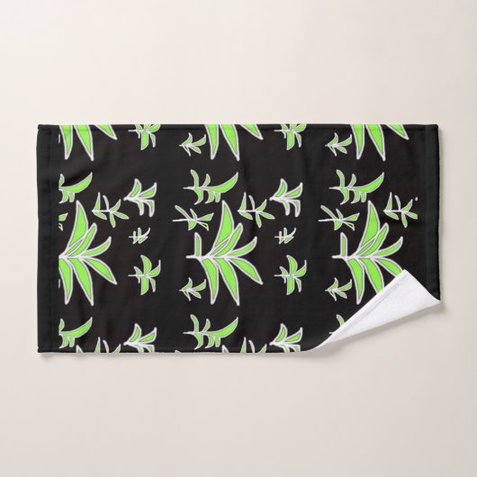 Green leaf (Serviette à main)