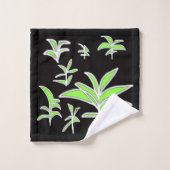 Green Leaf Bad Handdoek (Wasdoekje)