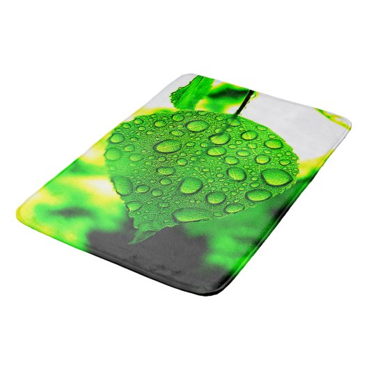 Green Leaf Badmat (Gekanteld)