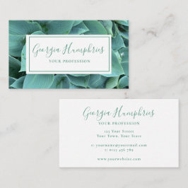 Green Leaf Botanical Visitekaartje