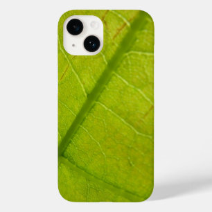 Green Leaf Botanische Natuur Fotografie Case-Mate iPhone 14 Hoesje