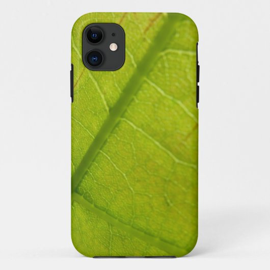 Green Leaf Botanische Natuur Fotografie Case-Mate iPhone Case (Achterkant)