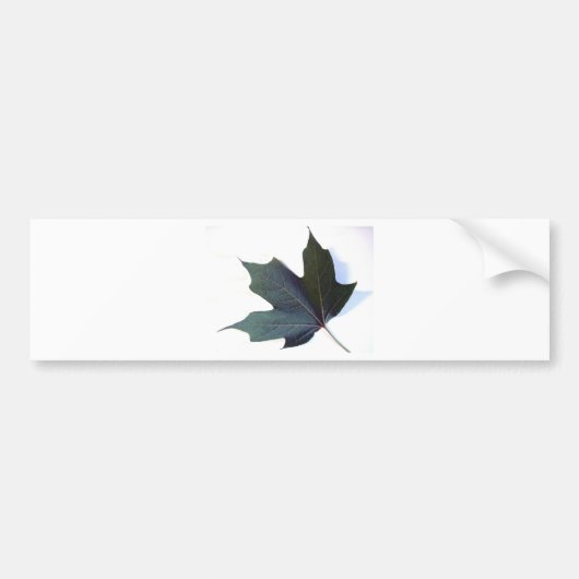Green Leaf Bumpersticker (Voorkant)