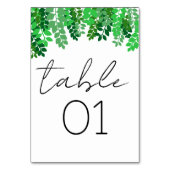 Green Leaf Canopy Wedding Kaart (Voorkant)