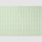 Green Leaf Floral Pattern Tissuepapier (Voorkant)