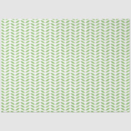 Green Leaf Floral Pattern Tissuepapier