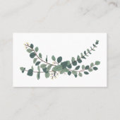 Green Leaf Gold N'importe quel Carte de visite d'e (Dos)