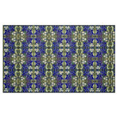 Green Leaf Iris Fabric Stof (Fat Quarter)