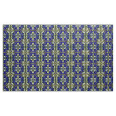 Green Leaf Iris Fabric Stof (Yard (91,4 cm))