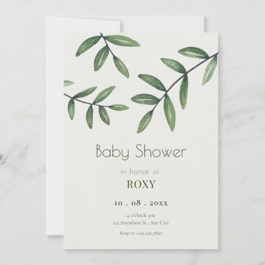 Green Leaf Kaart (Voorkant)