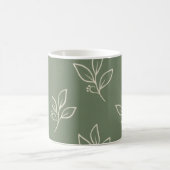 Green Leaf Mug | Coffee Mug (Centre)