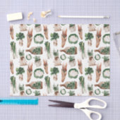 Green Leaf Pattern 14 Herbs Tissuepapier (Craft)