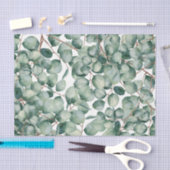 Green Leaf Pattern 20 Tissuepapier (Craft)