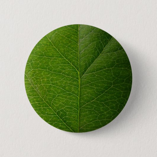 Green Leaf Ronde Button 5,7 Cm (Voorkant)
