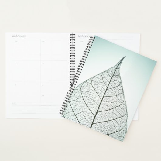 Green Leaf Skeleton Planner (Display)