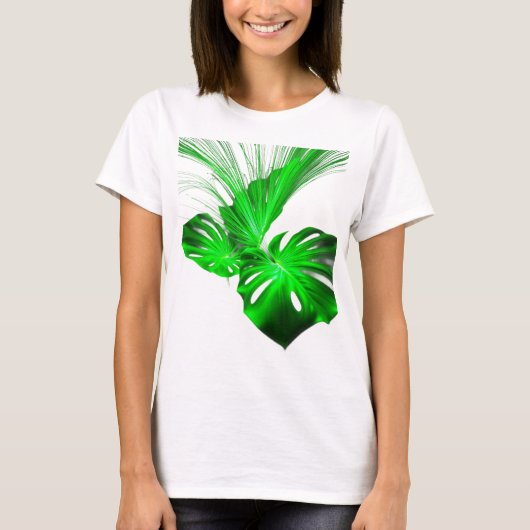 green leaf t-shirt (Voorkant)