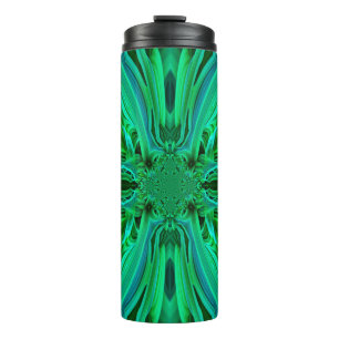 Green Leaf Thermal Tumbler Thermosbeker