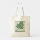 Green Leaf Tote Bag (Achterkant)