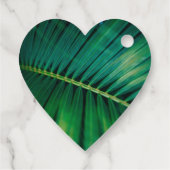 Green Leaf Tropical Forest Natuur Foto bedankt Bedankjes Labels (Achterkant)