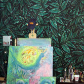 Green Leaf Wandkleed