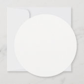 Green Leaf Wreath Boy Girl Baptism christening Kaart (Achterkant)
