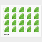 Green Leafs Vierkante Sticker (Vel)