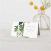 Green Leafy Palm Tropical Foliage Wedding (Voorkant)