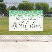 Green Leafy Vrijgezellenfeest Banner (Insitu)