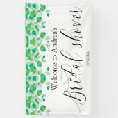 Green Leafy Vrijgezellenfeest Banner (Verticaal)