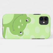 Green Leap Frog iPhone 5 Coque (Dos (Horizontal))