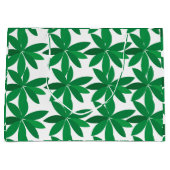 Green Leaves Foliage Groot Cadeauzakje (Voorkant)