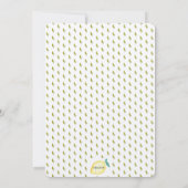 Green Leaves Invitation Kaart (Achterkant)