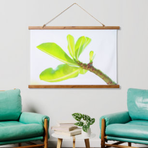 Green Leaves Kudu Lily Natuur Feel Hangend Wandkleed