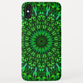 Green Leaves Mandala iPhone XS Max Hoesje