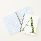 Green Letter A Journal – MinimalAesthetic Notebook (Intérieur)
