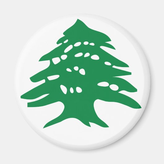Green Libanon Cedar Magneet (Voorkant)