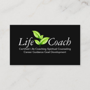 Green Life Coach Spiritueel counseling Guidance Visitekaartje
