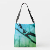 Green Life Custom All-Over-Print Cross Body Bag Crossbody Tas (Achterkant)