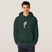 Green Lightning Bolt Hoodie (Voorkant volledig)