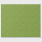Green Linen Texture Cadeaupapier (Vlak)