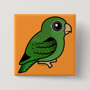 Green Linnie Vierkante Button 5,1 Cm